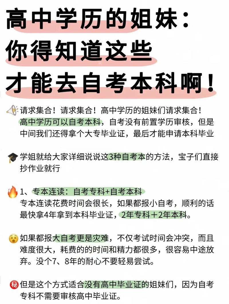 高中毕业能自考本科学历吗 学类资讯