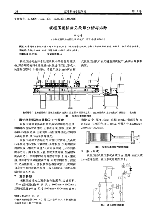 板框压泥机的异常故障分析与排除(滤布滤饼供料压力压滤机) 汽修知识 板框压泥机的异常故障分析与排除(滤布滤饼供料压力压滤机) 汽修知识