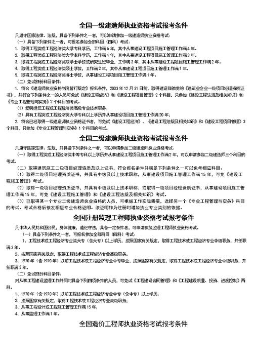 矿业工程一级建造师报考条件是什么 学类资讯