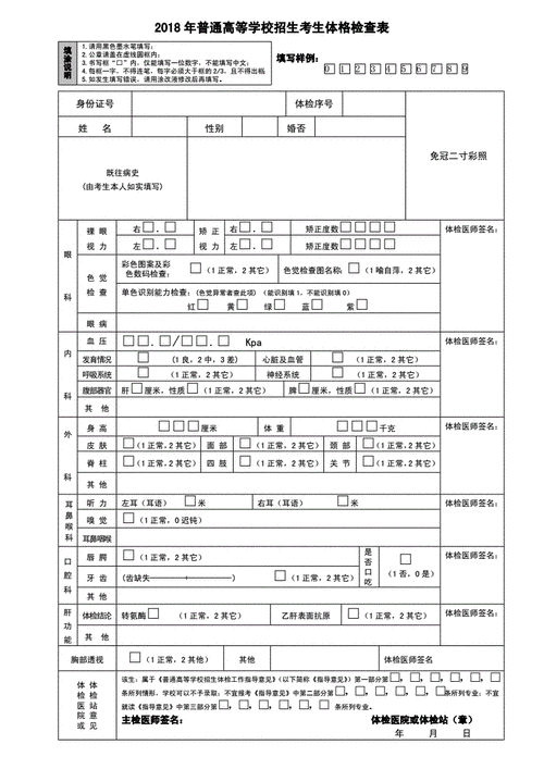 高中入学体检项目有哪些 学类资讯