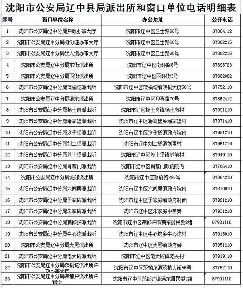 严打！沈阳举报电话公布(民政局组织社会举报电话活动) 汽修知识