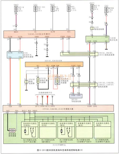 汽车维修案例：凯美瑞遥控器偶尔失效(遥控器故障上锁保险丝线路) 汽修知识