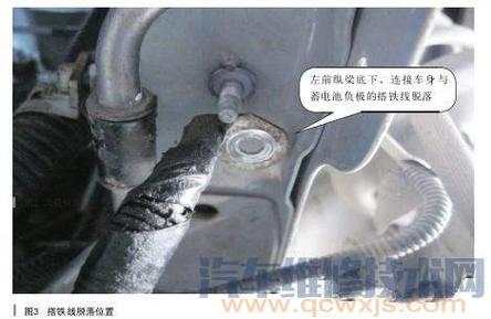 汽车搭铁不良的故障现象及分析(启动铁线发动机电压故障) 汽修知识