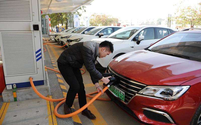 咸运集团咸阳北站充电站—即将运营(新能源充电站充电集团汽车) 汽修知识