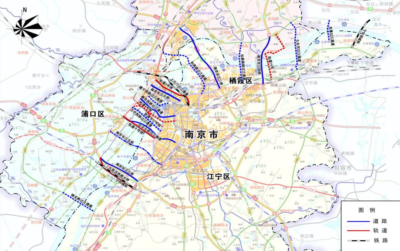 南京跨江桥隧建设赶不上汽车增长 规划9条轨道(主城过江交通通道小汽车) 汽修知识