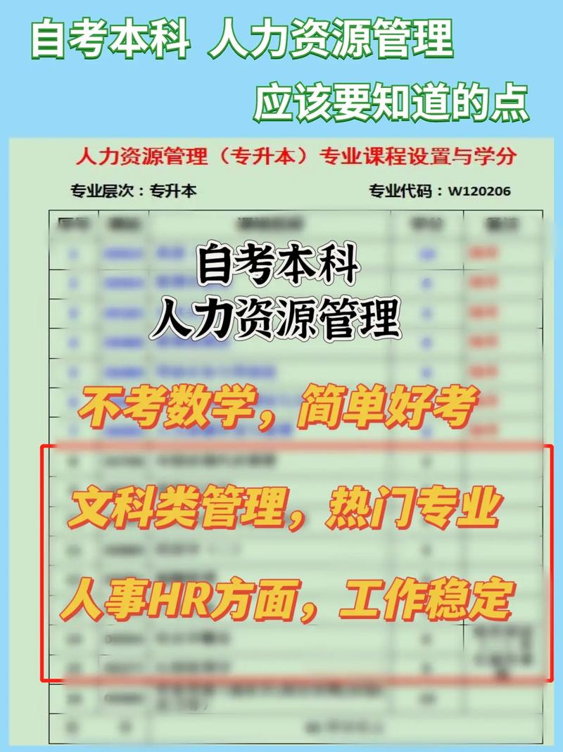 自学考试本科人力资源管理难吗 学类资讯