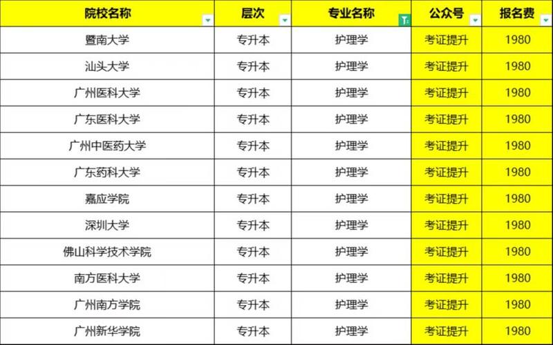 护理本科成考有哪些学校可以考 学类资讯