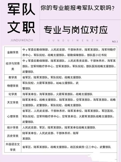 军队文职的岗位都有什么类别 学类资讯