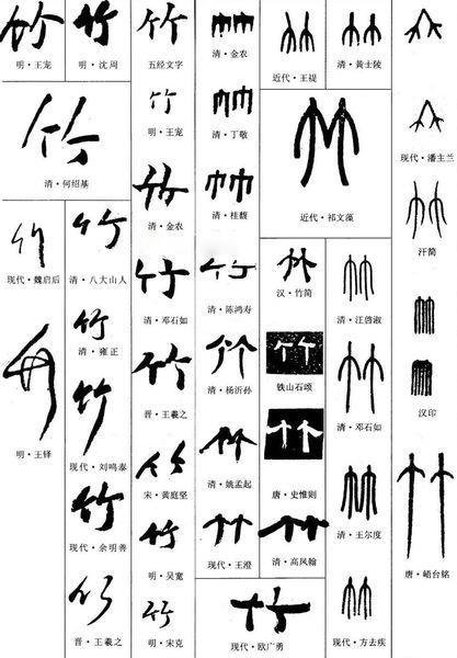 竹是左右结构还是独体字 学类资讯