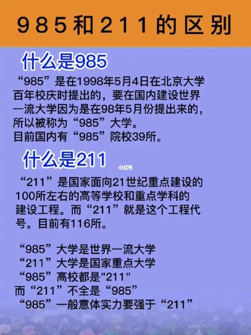 958和211区别是什么 学类资讯