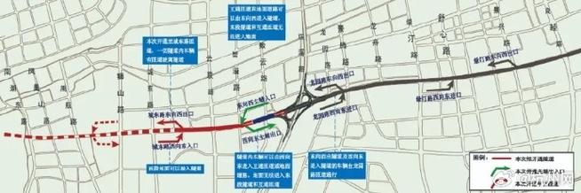 文一路隧道开通后如何避开新堵点 交警为你支几招(隧道开通交警匝道车流) 汽修知识