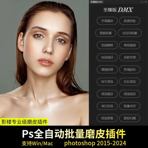 PS一键自动修图神器 至臻版DMX磨皮美妆汉化插件-支持Win/Mac(插件一键质感批量神器) 汽修知识