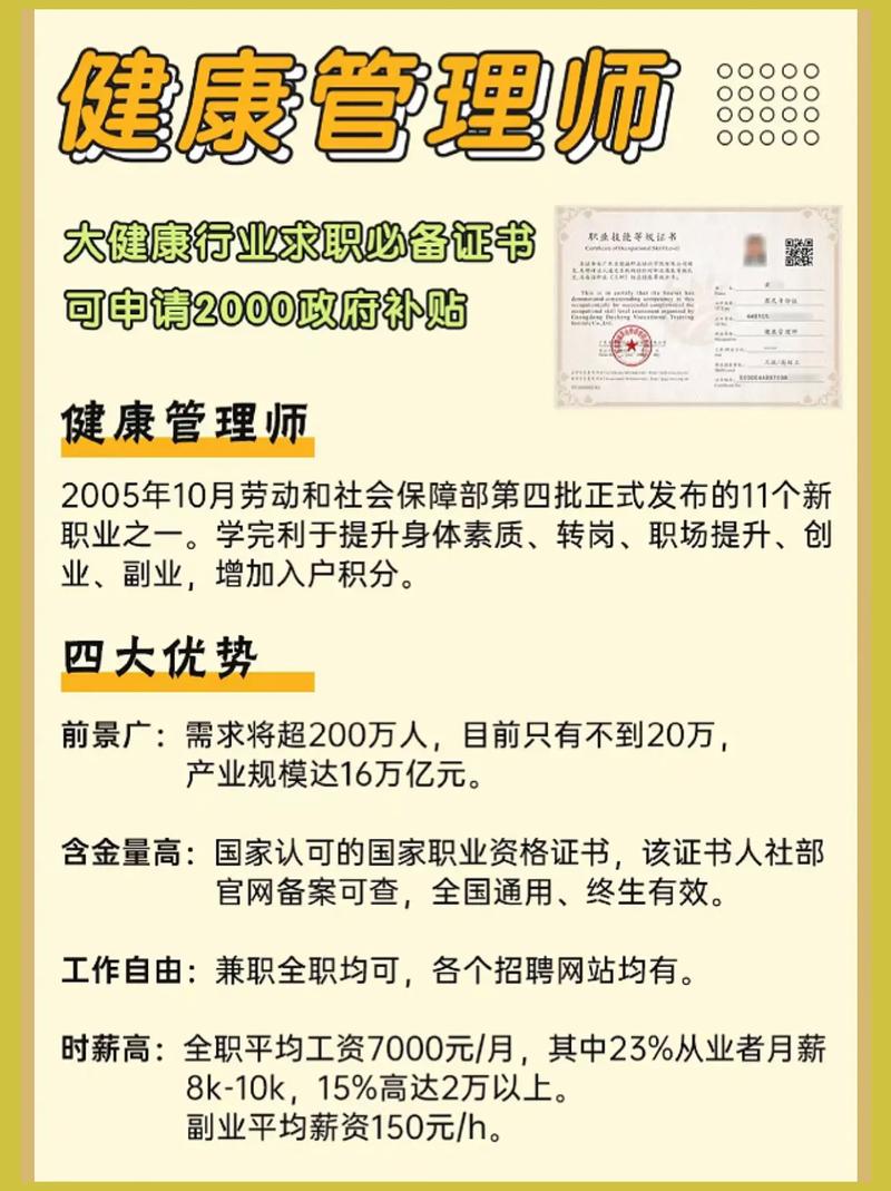 报名健康管理师需要什么条件 学类资讯