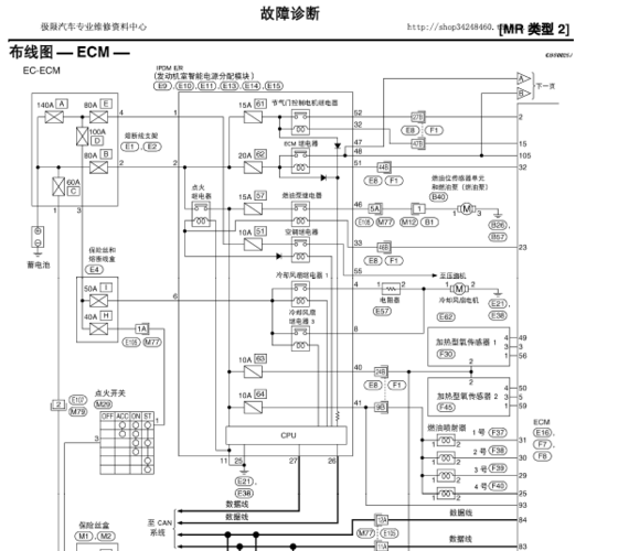 日产轩逸L12F Ee-pro B17 B18奇骏T33逍客J11 J12电路图册维修手册(图册电路维修日产手册) 汽修知识