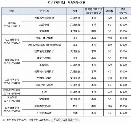 2024武昌理工学院学费多少钱一年 学类资讯