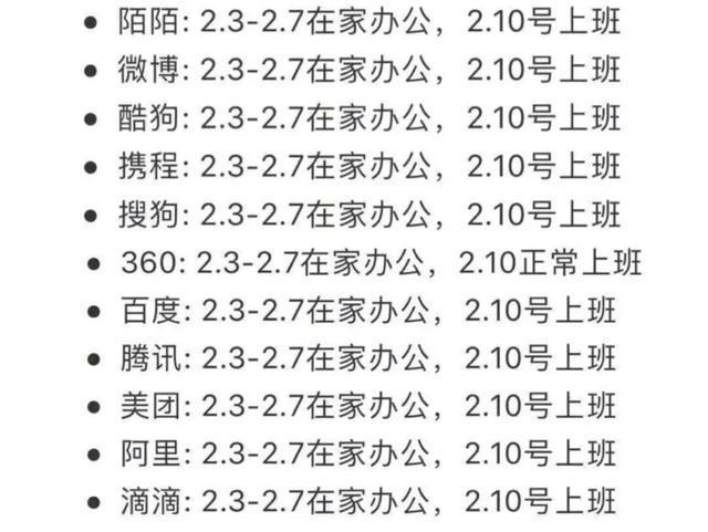 事关各行业上班开工时间安排(复工经营疫情安排单位) 汽修知识