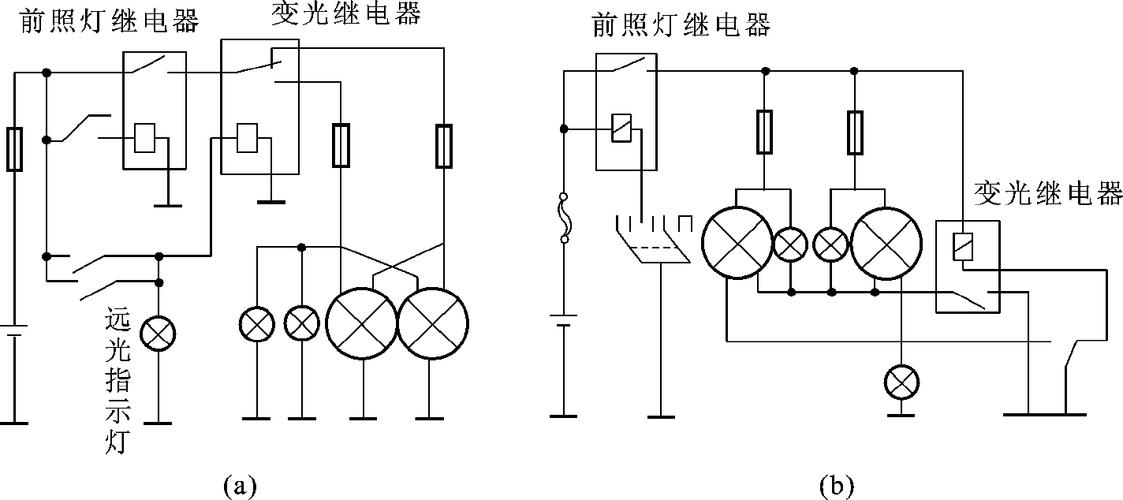 汽车前照灯自动大灯电路原理及故障检修(基极电流就会截止电阻) 汽修知识