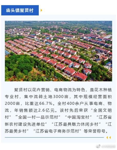 一村一品  十亿镇亿元村江苏省邳州市八路镇花开富贵 范文模稿