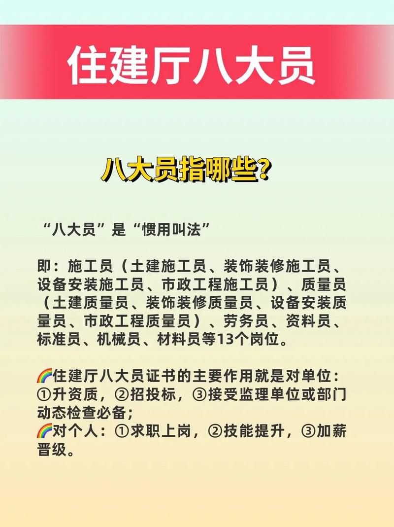 建筑八大员都有哪些岗位每个岗位工作内容是什么市场前景如何 范文模稿