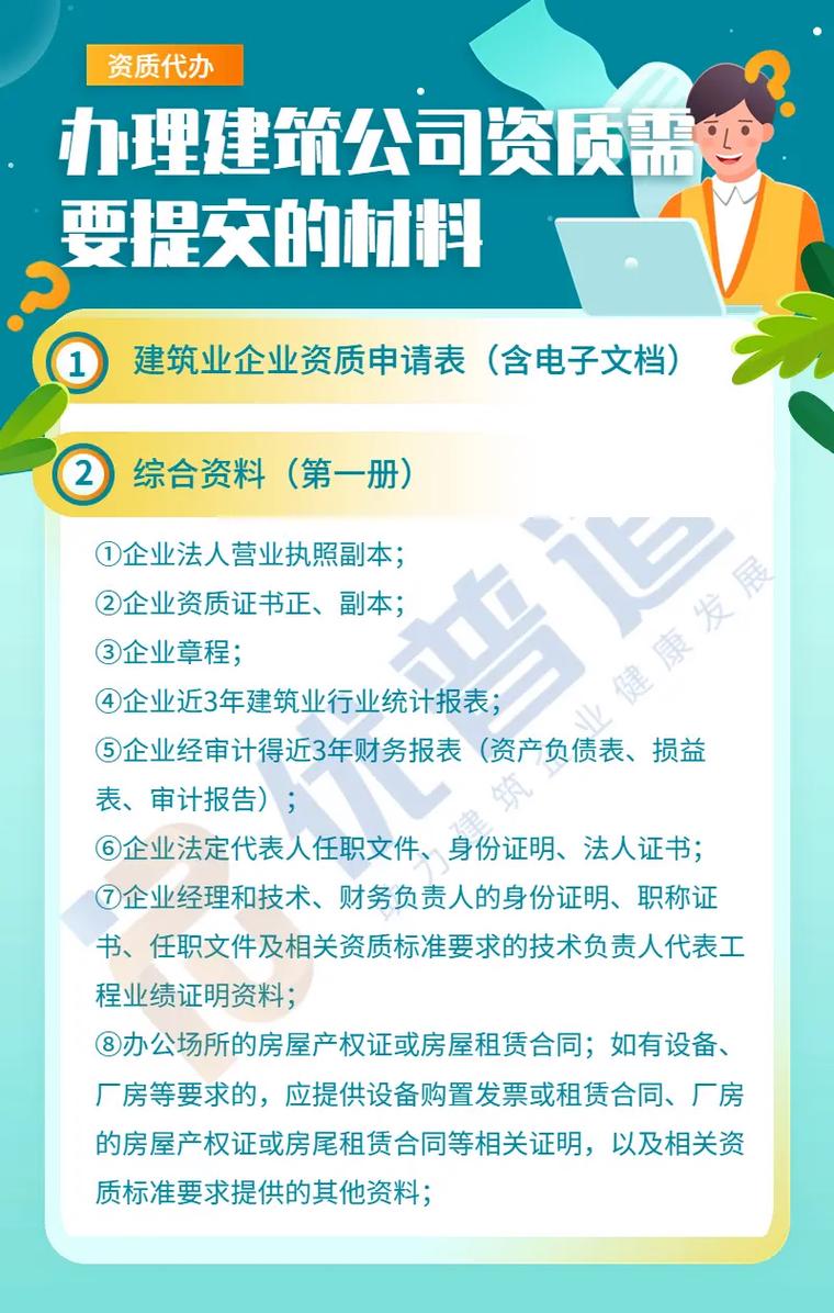 建筑行业办资质需要哪些条件 范文模稿