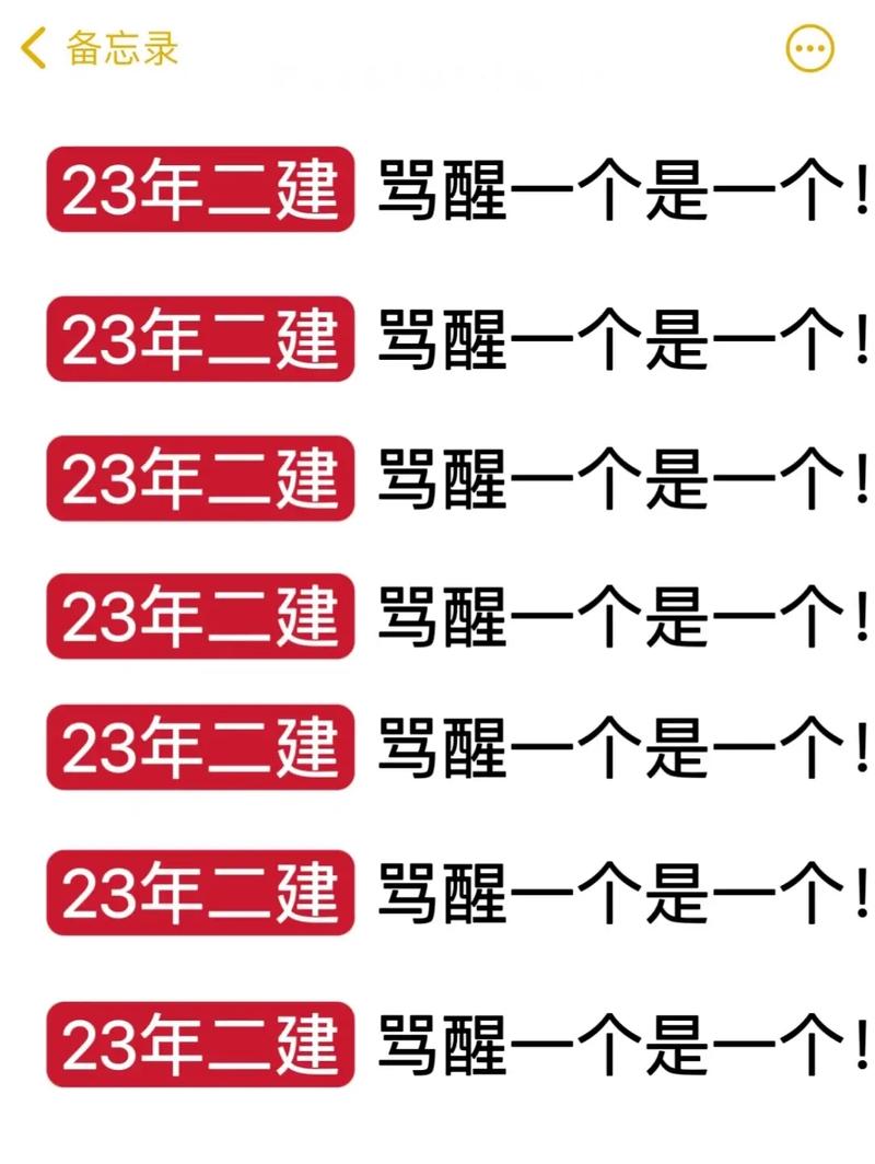 二建考了2次才拿证能骂醒一个是一个 范文模稿